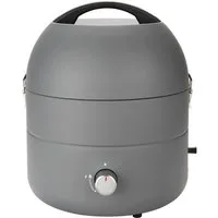 TAINO Camping-Gasgrill Grill-To-Go, Edelstahl-Brenner, 2,5 kW, Fettsammler