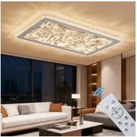 Eurohandisplay LED Deckenleuchte LED Deckenleuchte mit Fernbedienung Lichtfarbe Helligkeit einstellbar, LED fest integriert, Neutralweiß, Kaltweiß, Warmweiß, Lichtfarbe und Helligkeit einstellbar