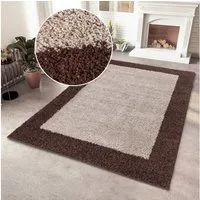 OTTO home Hochflor-Teppich Liams, rechteckig, Höhe: 30 mm, mit Bordüre, besonders weich und kuschelig, Wohnzimmer, Schlafzimmer