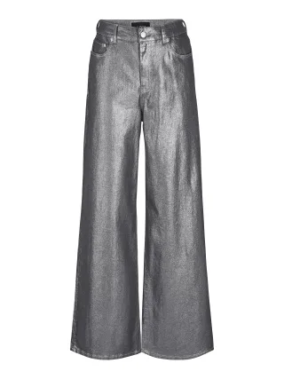 JJXX - JXTOKYO MIKEA WIDE HW SHINY JEANS DNM medium blue denim - Gr. - 32