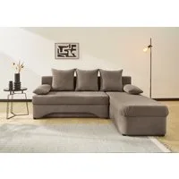 Jockenhöfer Gruppe Ecksofa L-Form, B: 191 cm, mit Bettfunktion & Bettkasten