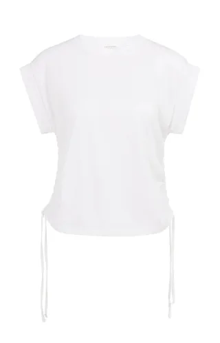 Yaya - T-Shirt mit Kordelzug weiß - Gr. - L