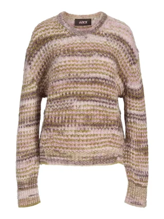 JJXX - JXSIMONE SPACE DYE CREW NECK KNIT SN Green Moss - Gr. - XL