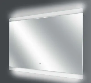 IVR Lux Spiegel mit LED Beleuchtung B:800 x H:600 mm