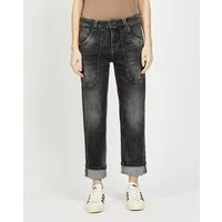 GANG Straight-Jeans 94THELMA WORKER mit aufgesetzten Taschen und typischen Workerdetails