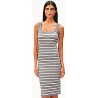 Armedangels Jerseykleid RIB STRIPE Bio-Baumwoll Mix (Fitted) Bio-Baumwoll Mix