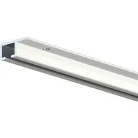 Kingsale Bilderschienenset Decken-Bilderschiene 2m Galerieschiene für Deckenmonatge, geschraubt, in weiß oder silber