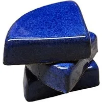 Teramico Blumentopfuntersetzer 3er Set Keramikfüße Royal Blau, Pflanzgefäße schützen vor Staunässe, Zubehör für Alle Holzkisten 50x40x30cm, 100% Frostfest