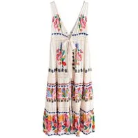 Next Strandkleid Maxi-Cover-up mit Bindedetail vorne (1-tlg)