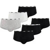 PUMA BODYWEAR Panty Mini Shorts Comfort Cotton Stretch (Set) Webgummibund, Logo