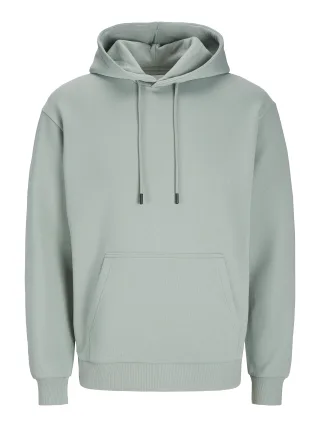 JACK&JONES - JJEBRADLEY SWEAT HOOD NOOS PLS Iceberg Green