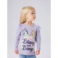 Name It Langarmshirt NMFJESSIE BLUEY LS TOP BOX NOOS SKY