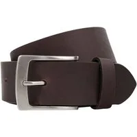 LINDENMANN Ledergürtel Ledergürtel Herren braun Überlänge Lindenmann