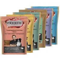 Fresco Dog Martin Rütter Trainingsknöchelchen Hunde Leckerli PROBIERPAKET, 6x150g, Snack für: Hunde, Getreidefrei, zuckerfrei & hoher Fleischanteil