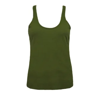 Timberland Womens Tank Seideneinsatz Top Weste Green A0081 001