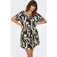 ONLY CARMAKOMA Sommerkleid CARLUX SS TUNIC DRESS WVN NOOS Materialmix, loose fit