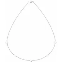 ALEXANDER YORK Kette mit Anhänger PLÄTTCHEN-HERZ, 925 Sterling Silber