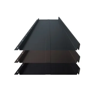Stehfalz Panel Retro 25 | Dach & Wand | 0,50 mm | Stahl | Prägung | 340 mm Breite | 50 µm ThyssenKrupp Matt Premium