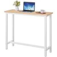 Woltu Bartisch (1-St), Metallgestell, Tischplatte aus MDF, 120x40x100cm