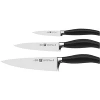 Zwilling Messer-Set ***** FIVE STAR (Set, 3-tlg., 1 Spickmesser (10 cm), 1 Fleischmesser (16 cm), 1 Kochmesser (20 cm), Made in Germany, Sonderschmelze, Ergonomisch, 3-tlg.