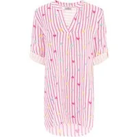 Zwillingsherz Tunikakleid Musselin Tunika/Kleid mit Herzen