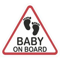Hermann Schütz Aufkleber Hermann Schütz Aufkleber Warnung Baby on board
