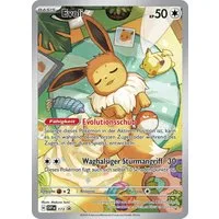 AMIGO Sammelkarte Pokemon Eevee Promo SVP-173 Prismatische Entwicklungen Deutsche Karte