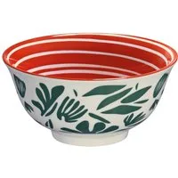 Cilio Schale AMICI Bowl Blätter 18 cm, Porzellan, (Bowls)