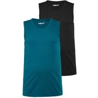 Men Plus T-Shirt Tanktop Basic 2er-Pack Rundhals