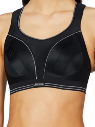 Stoßdämpfer Womens Black Sports BH