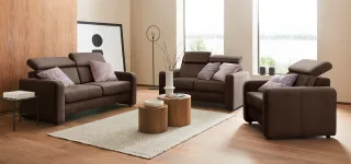 sit&more 2,5-Sitzer "Bologna" inklusive Kopfteilverstellung und Federkern