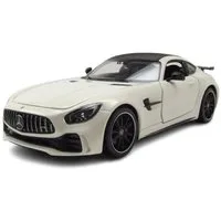 Welly Modellauto Mercedes AMG GT-R weiß metallic, Maßstab 1:24