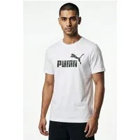 PUMA T-Shirt ESS CAMO TEE gerade Passform, Kurzarm, für Alltag und Freizeit