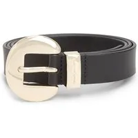 Tommy Hilfiger Ledergürtel OVAL 2.5 cm breit Größenverstellbar durch Schnalle