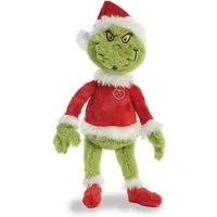 Aurora World Plüschfigur Aurora 15900 - Dr. Seuss Grinch Santa, Plüschfigur, ca. 48 cm