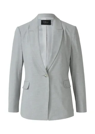s.Oliver BLACK LABEL - Indoor-Blazer grau - Gr. - 44