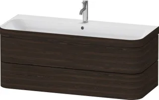 Duravit Happy D.2 Plus c-bonded Set wandhängend Nussbaum gebürstet 1175x490x480 mm - HP4639O69690000 HP4639O69690000