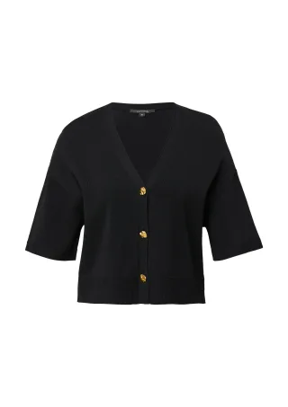 comma - Strickjacke schwarz - Gr. - 42
