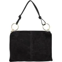 BRISE TASCHE Schultertasche Schultertasche mit Fransen aus Wildleder- Trendiger Alltagsbegleiter (Einzeltasche, 1-teilig)