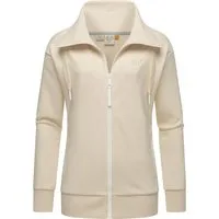 Ragwear Sweatjacke Shocky sportliche Damen Zip-Hoodie mit Kordeln