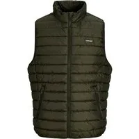 Jack & Jones Steppweste JJELVIS LIGHT BODYWARMER COLLAR Kunstfaser, regular fit