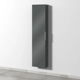 Sanipa 3way Hochschrank mit 1 Tür, Anthrazit-Glanz UF16479
