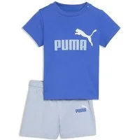 PUMA T-Shirt & Shorts MINICATS ESS TEE AND SHORTS SET INF (2-tlg) zweiteiliges Set, für Kinder, mit Rundhalsausschnitt, Regular Fit