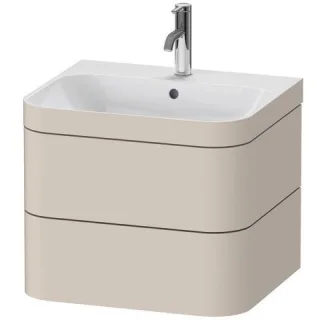 Duravit Happy D.2 Plus c-bonded Set wandhängend Taupe 575x490x480 mm - HP4635O8383 HP4635O8383