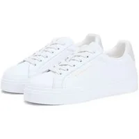 Tommy Hilfiger TH CHIC CUPSOLE PLATFORM Plateausneaker Freizeitschuh, Halbschuh, Schnürschuh mit Ziernähten