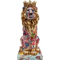 Kare Design Dekofigur Graffiti King Lion 29cm