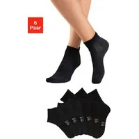 H.I.S Sportsocken Sneaker Socken und Tennissocken für Damen und Herren (Packung, 6-Paar, Fitness Pack) mit zwei Längen in einer Packung, Baumwoll- Mischung
