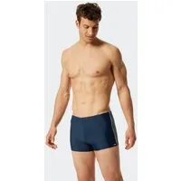 Schiesser Badehose Nautical Casual mit seitlichen Streifen, flache Reißverschlusstasche