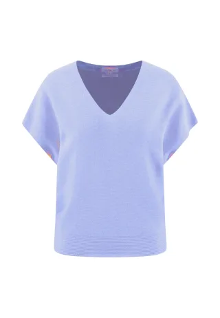 FYNCH-HATTON - PULLOVER SLEEVELESS FINE COTTON cornflower blue - Gr. - L