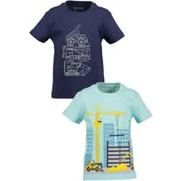 Blue Seven T-Shirt (Packung, 2-tlg) Basic-Passform, aus reiner Baumwolle